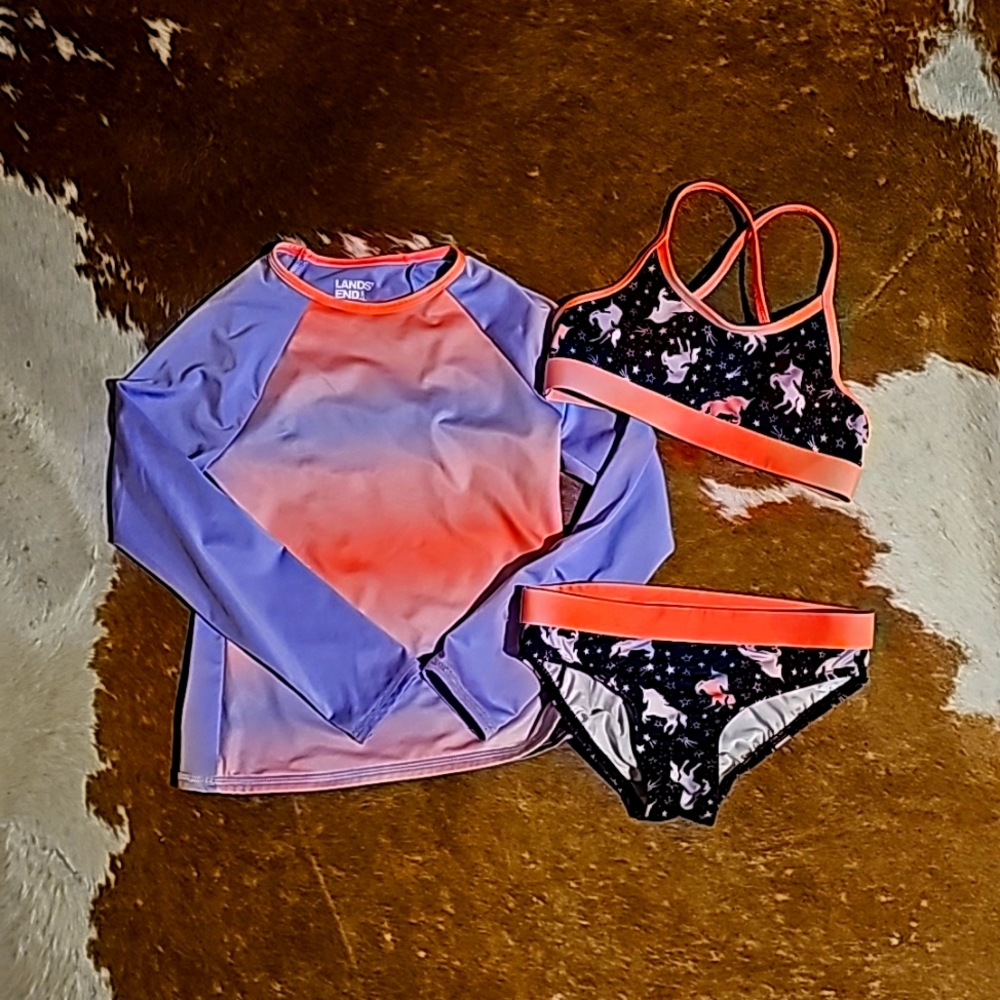 Lands' End Girls Swim Set